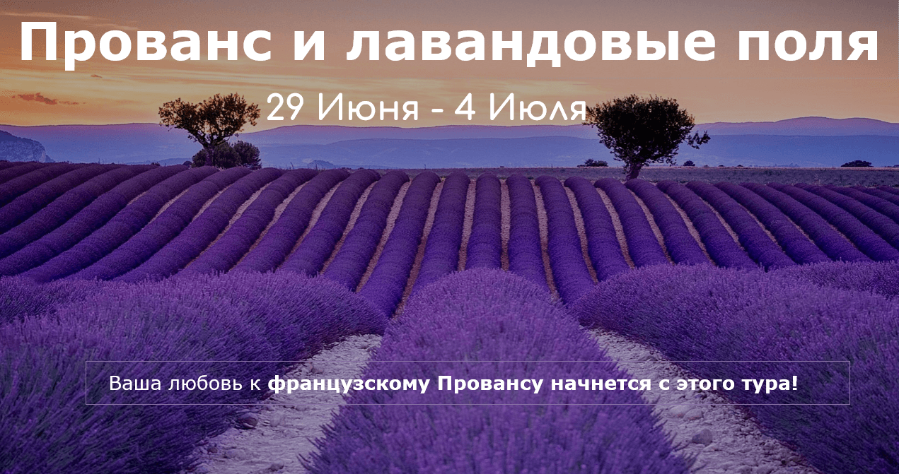 Прованс и лавандовые поля